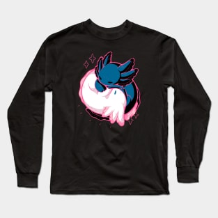 Axolotl Yin Yang Long Sleeve T-Shirt